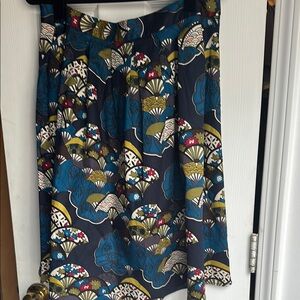 Chic Multicolor Floral Skirt